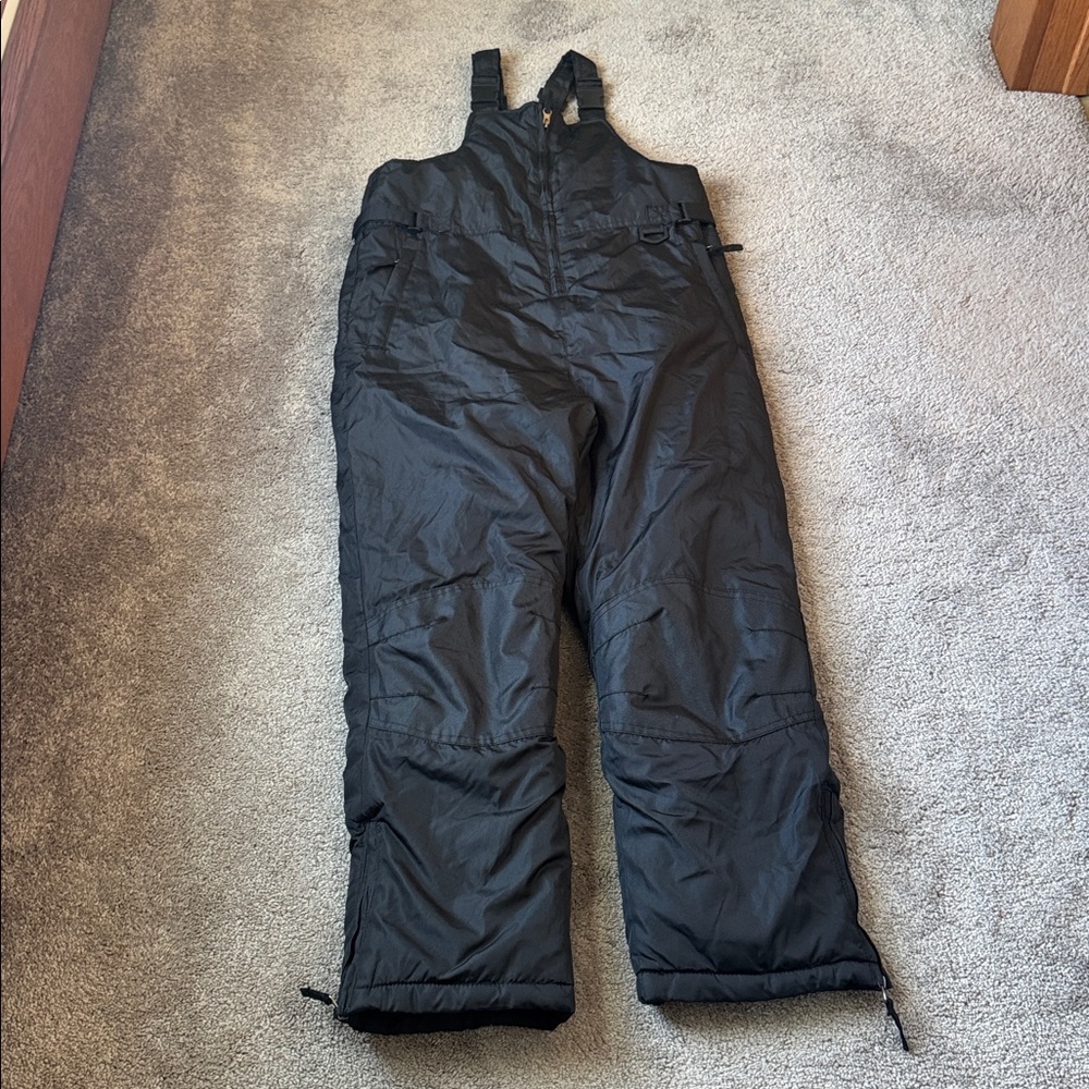 Ixtreme Outfitters Black Snow Bib Pants Insulated Waterproof Winter SIZE 12/14
